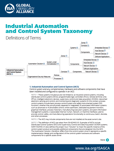 IACS Taxonomy