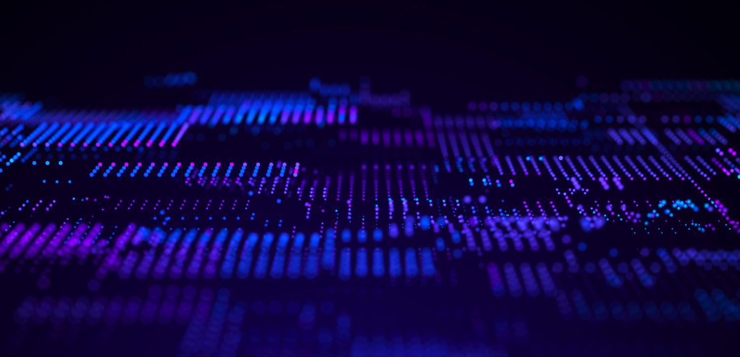 abstract technological landscape